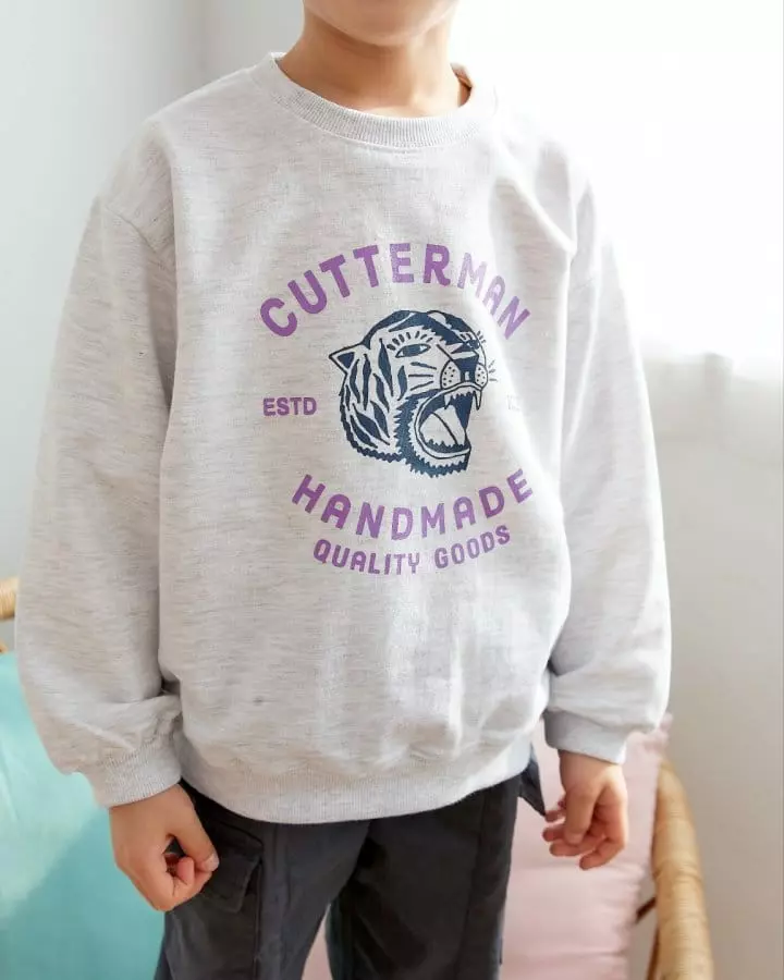 Commencer - Korean Children Fashion - #Kfashion4kids - Tiger Sweatshirt Tee - 4