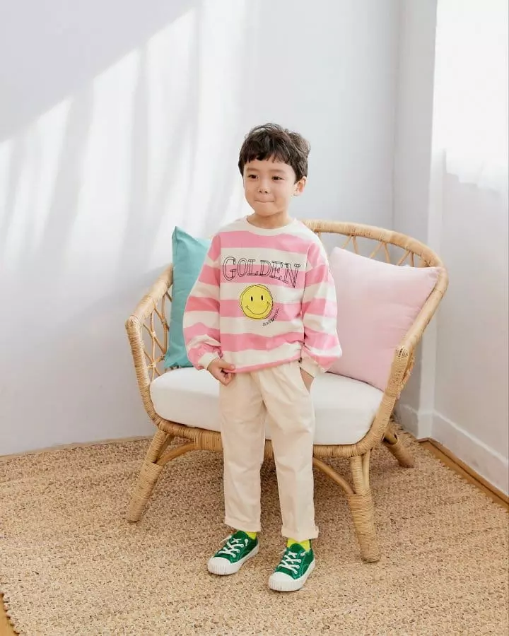 Commencer - Korean Children Fashion - #magicofchildhood - Smile Sweatshirt - 4