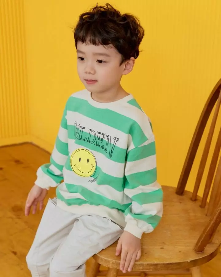 Commencer - Korean Children Fashion - #toddlerclothing - Smile Sweatshirt - 7