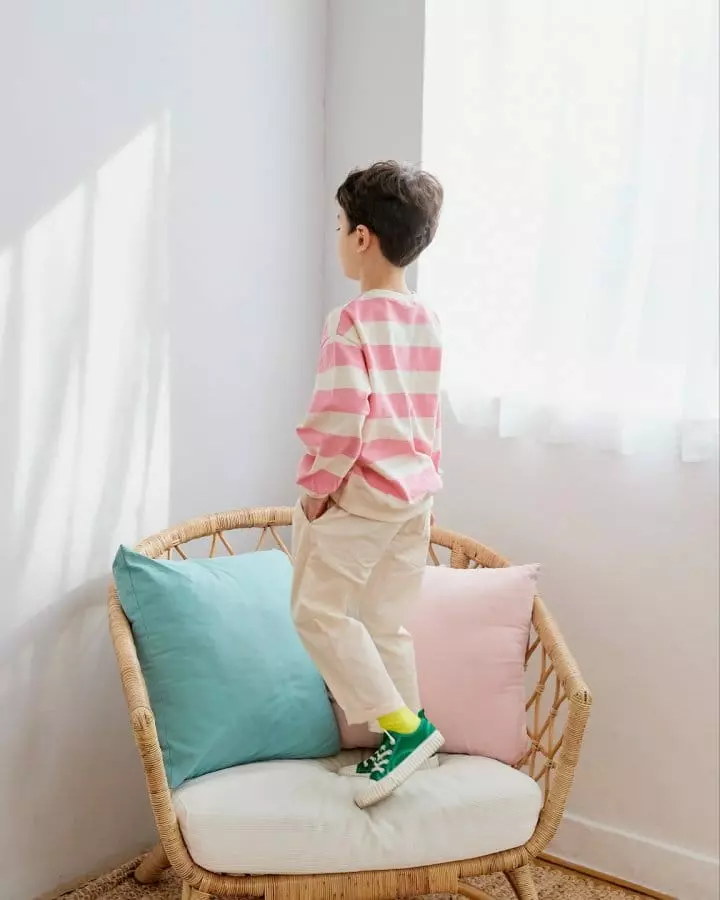 Commencer - Korean Children Fashion - #todddlerfashion - Cotton Baggy Pants - 4