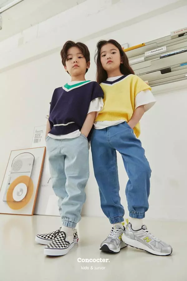 Concocter - Korean Children Fashion - #Kfashion4kids - Span Jogger Jeans - 2
