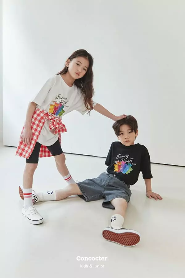 Concocter - Korean Children Fashion - #childrensboutique - Jelly Bear Short Sleeves - 10