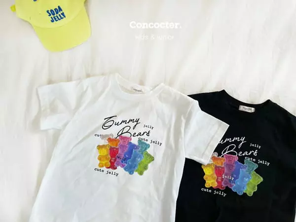 Concocter - Korean Children Fashion - #discoveringself - Jelly Bear Short Sleeves - 12