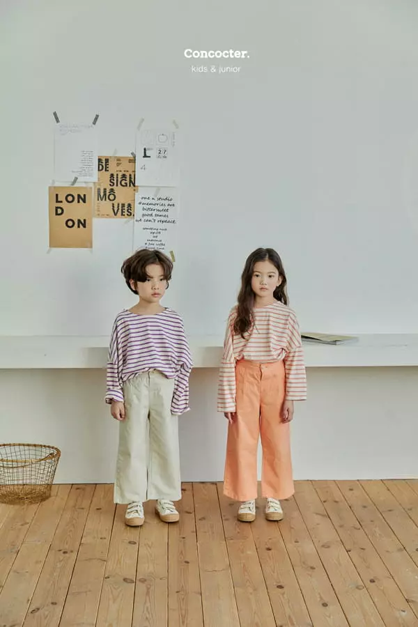 Concocter - Korean Children Fashion - #discoveringself - Loose Fit Stripes Tee - 9