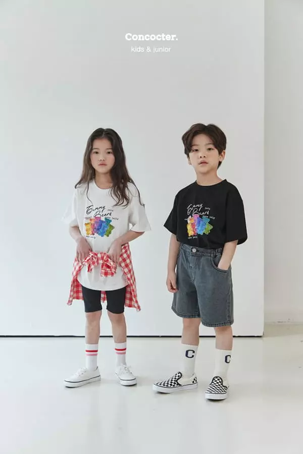 Concocter - Korean Children Fashion - #kidzfashiontrend - Jelly Bear Short Sleeves - 2