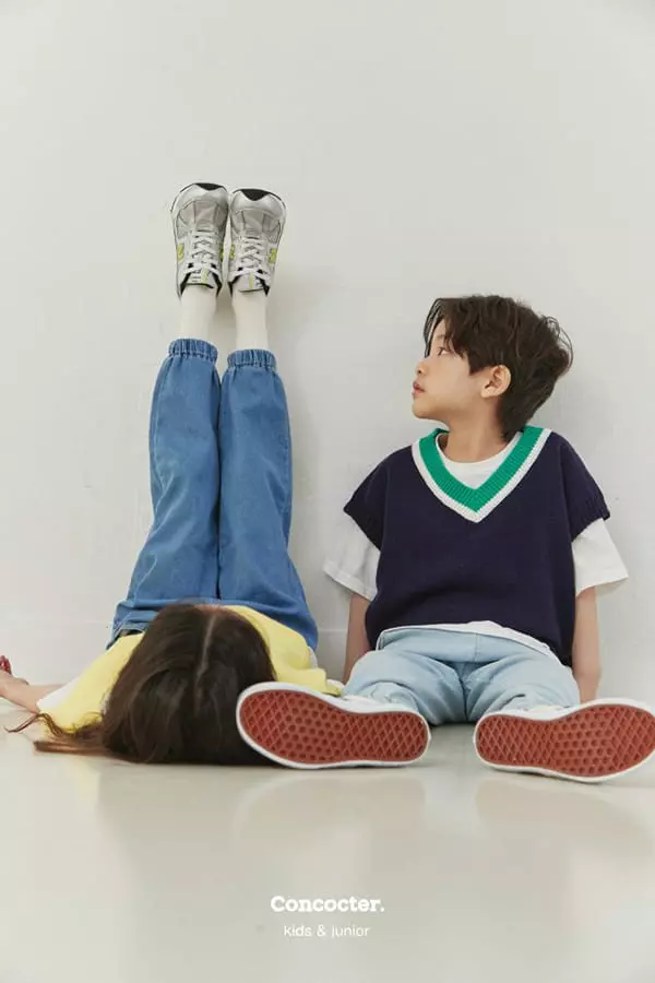 Concocter - Korean Children Fashion - #prettylittlegirls - Span Jogger Jeans - 6
