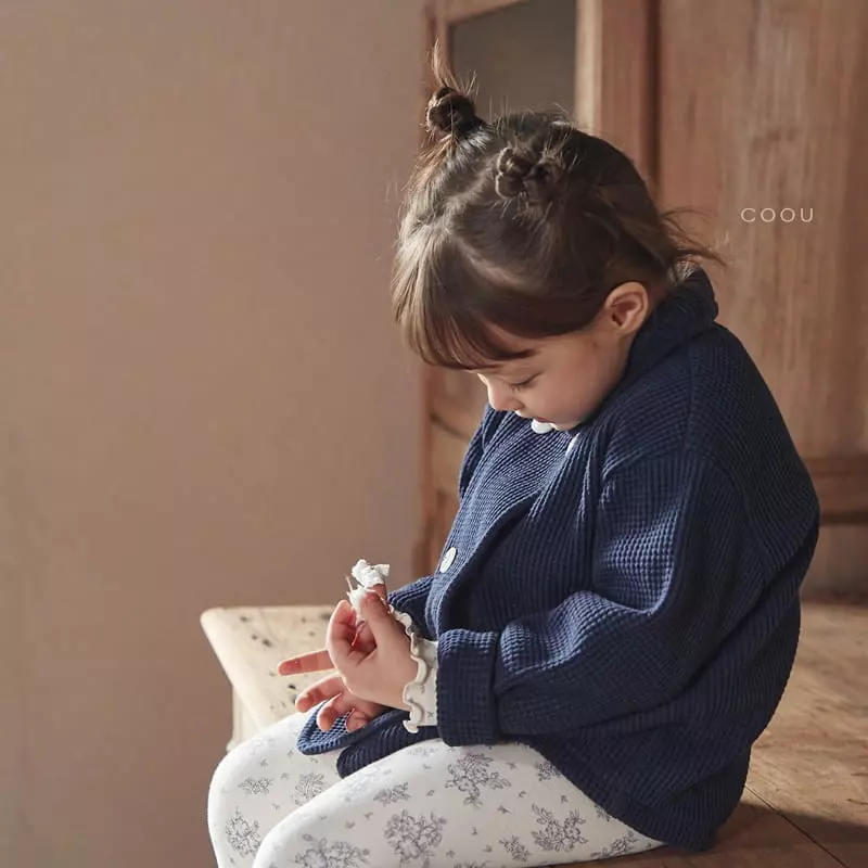 Coou - Korean Children Fashion - #Kfashion4kids - Loui Waffle Double Jacket - 2