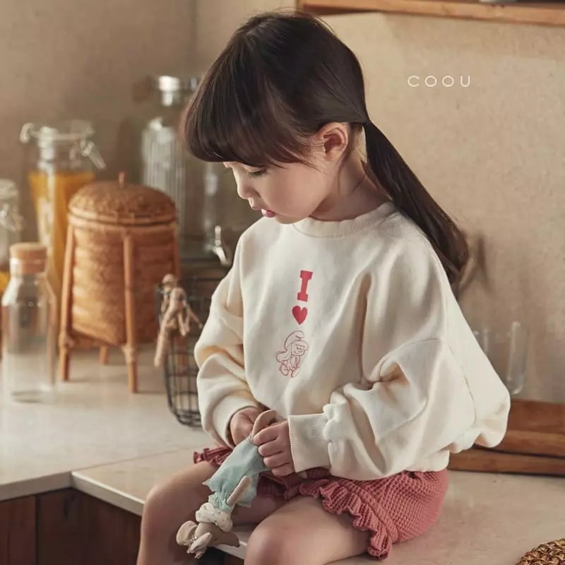 Coou - Korean Children Fashion - #designkidswear - Love Sweatshirt - 7