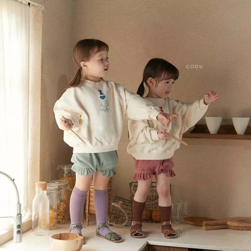 Coou - Korean Children Fashion - #discoveringself - Love Sweatshirt - 8