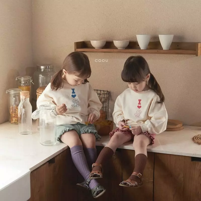 Coou - Korean Children Fashion - #fashionkids - Love Sweatshirt - 9