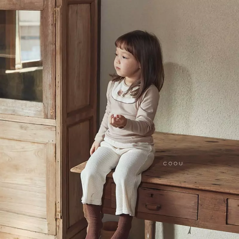 Coou - Korean Children Fashion - #kidsstore - Main Waffle Bootscut - 2