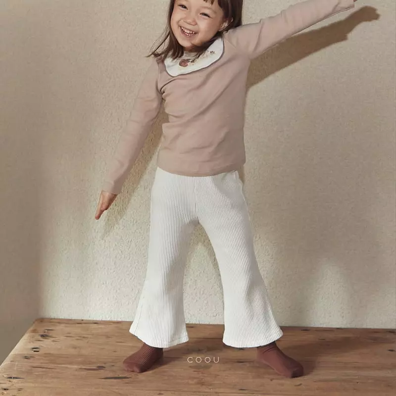 Coou - Korean Children Fashion - #kidzfashiontrend - Main Waffle Bootscut - 3