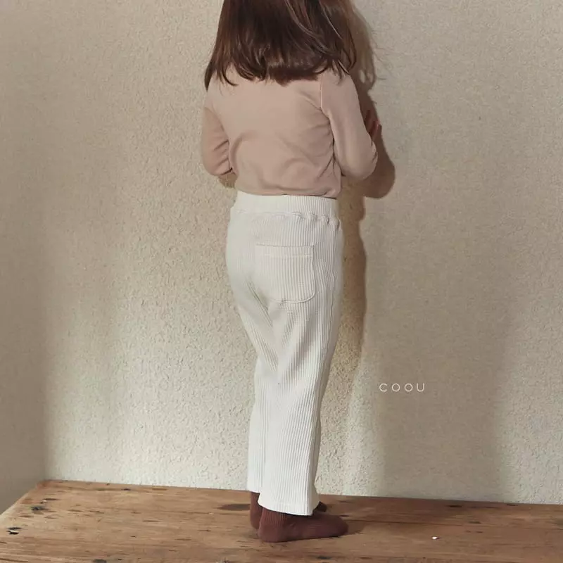 Coou - Korean Children Fashion - #littlefashionista - Main Waffle Bootscut - 5