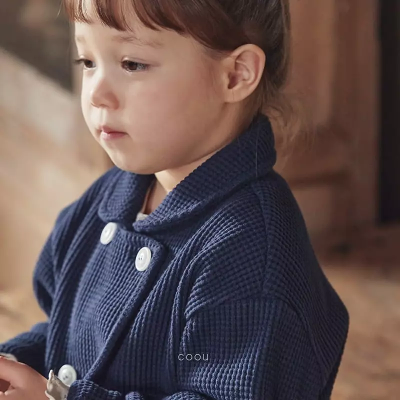 Coou - Korean Children Fashion - #littlefashionista - Loui Waffle Double Jacket - 3