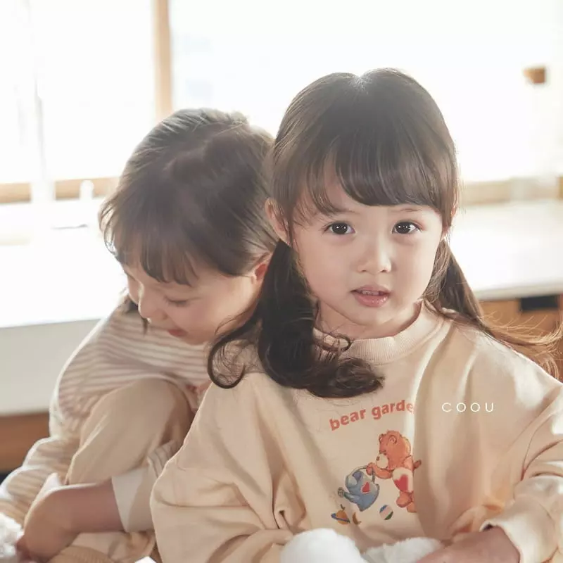 Coou - Korean Children Fashion - #littlefashionista - Bear Garden Sweatshirt - 2