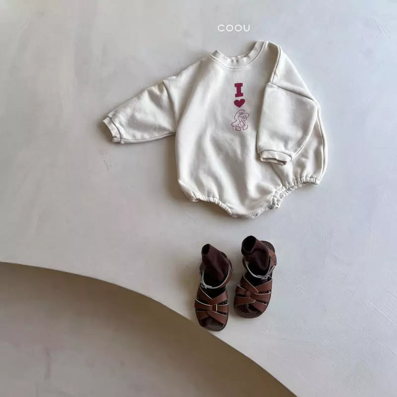 Coou - Korean Children Fashion - #minifashionista - Love Bodysuit - 2