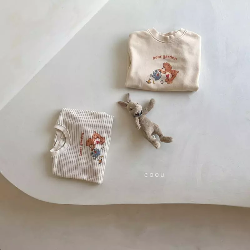 Coou - Korean Children Fashion - #minifashionista - Bear Garden Bodysuit - 4