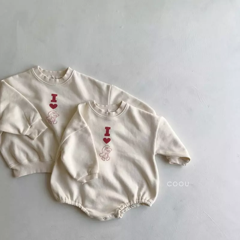 Coou - Korean Children Fashion - #prettylittlegirls - Love Bodysuit - 3
