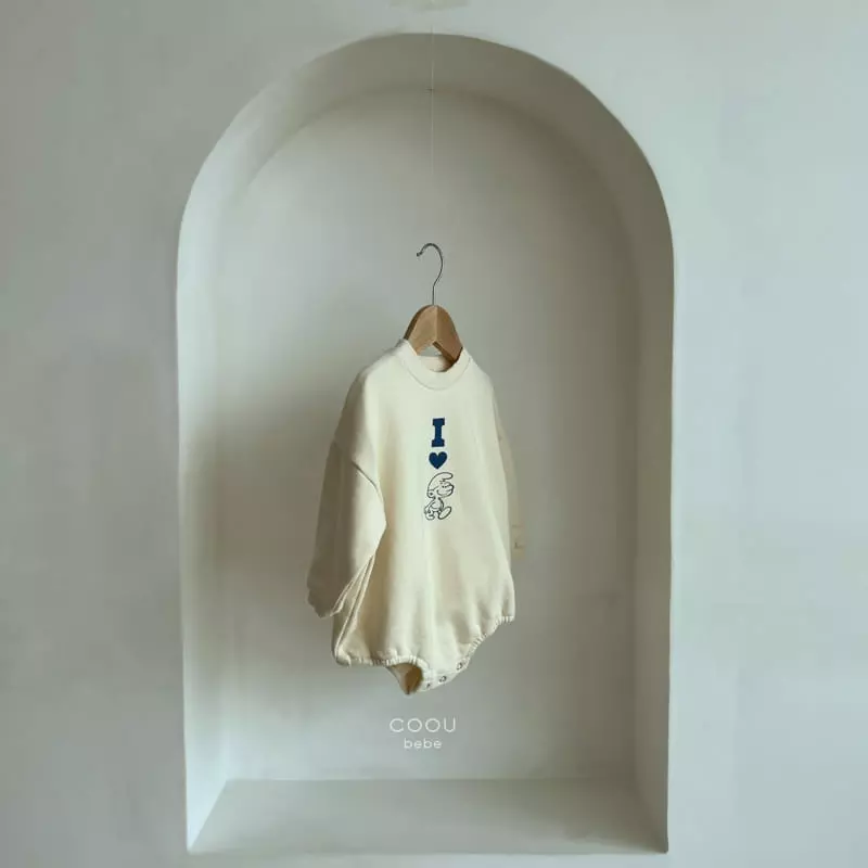 Coou - Korean Children Fashion - #stylishchildhood - Love Bodysuit - 6