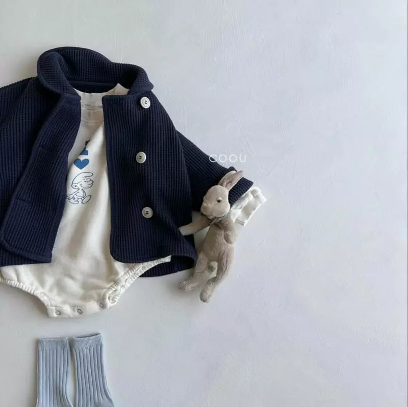 Coou - Korean Children Fashion - #prettylittlegirls - Love Bodysuit - 4