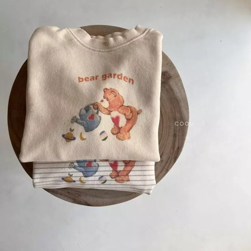 Coou - Korean Children Fashion - #toddlerclothing - Bear Garden Bodysuit - 6