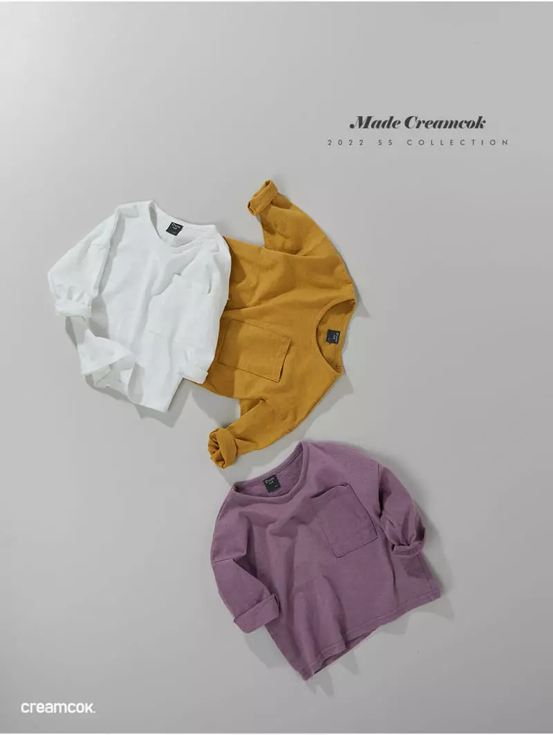 Creamcok - Korean Children Fashion - #Kfashion4kids - Pocket Slav Tee - 3
