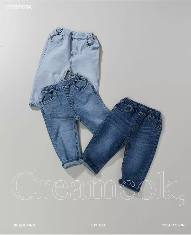 Creamcok - Korean Children Fashion - #childrensboutique - Fit Jeans - 8