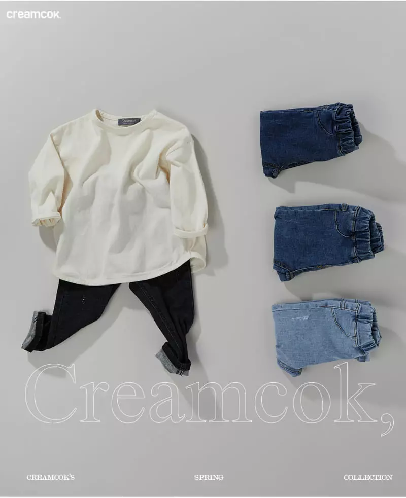Creamcok - Korean Children Fashion - #designkidswear - Style Denim Leggings - 8