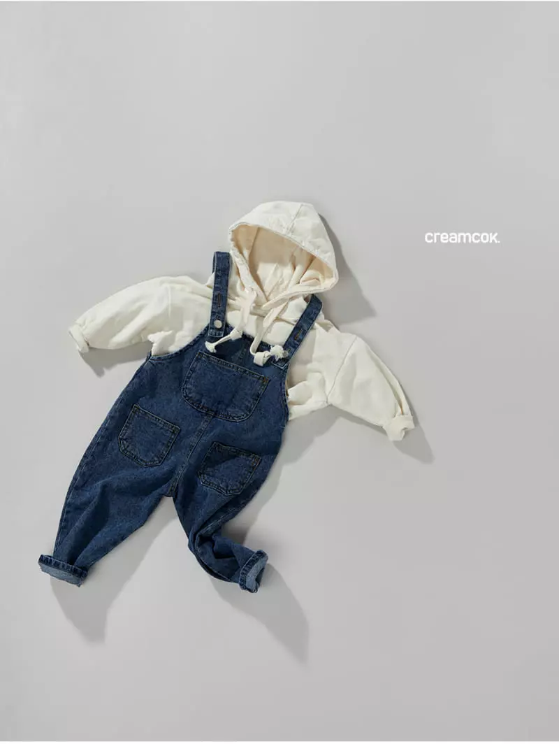 Creamcok - Korean Children Fashion - #discoveringself - Cok Cok Denim Dungarees