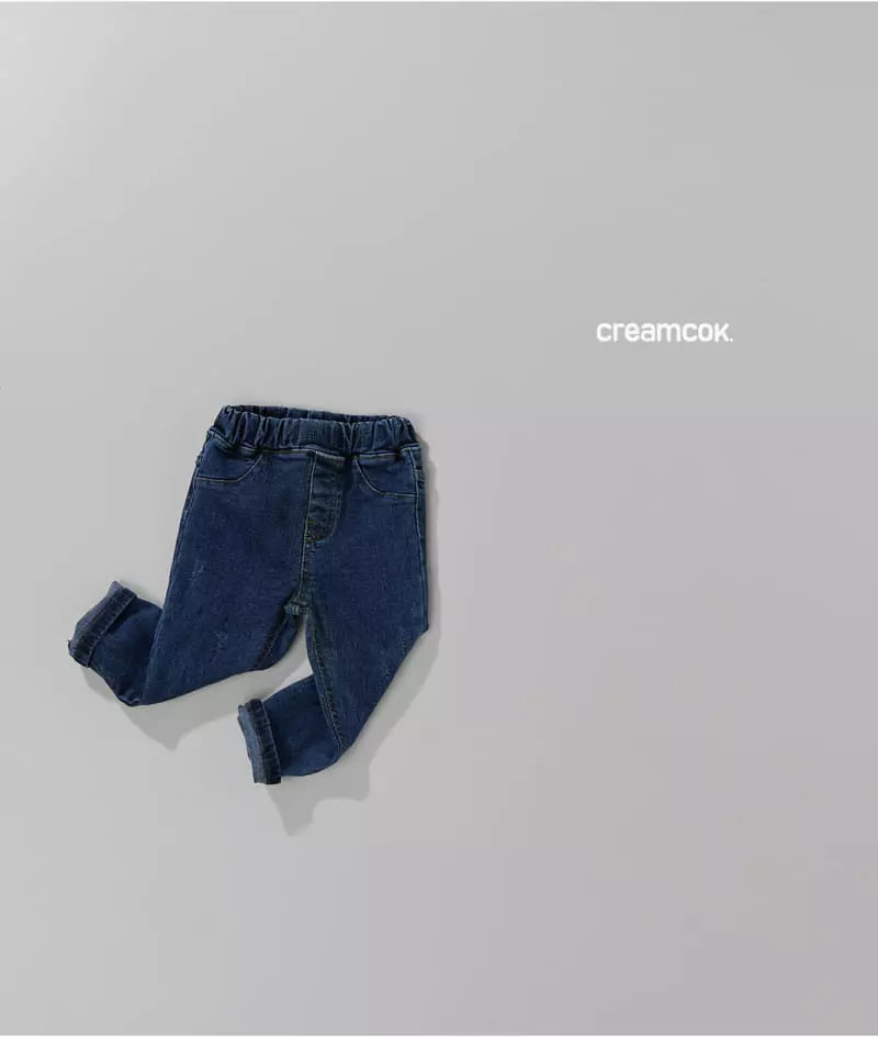 Creamcok - Korean Children Fashion - #discoveringself - Style Denim Leggings - 9