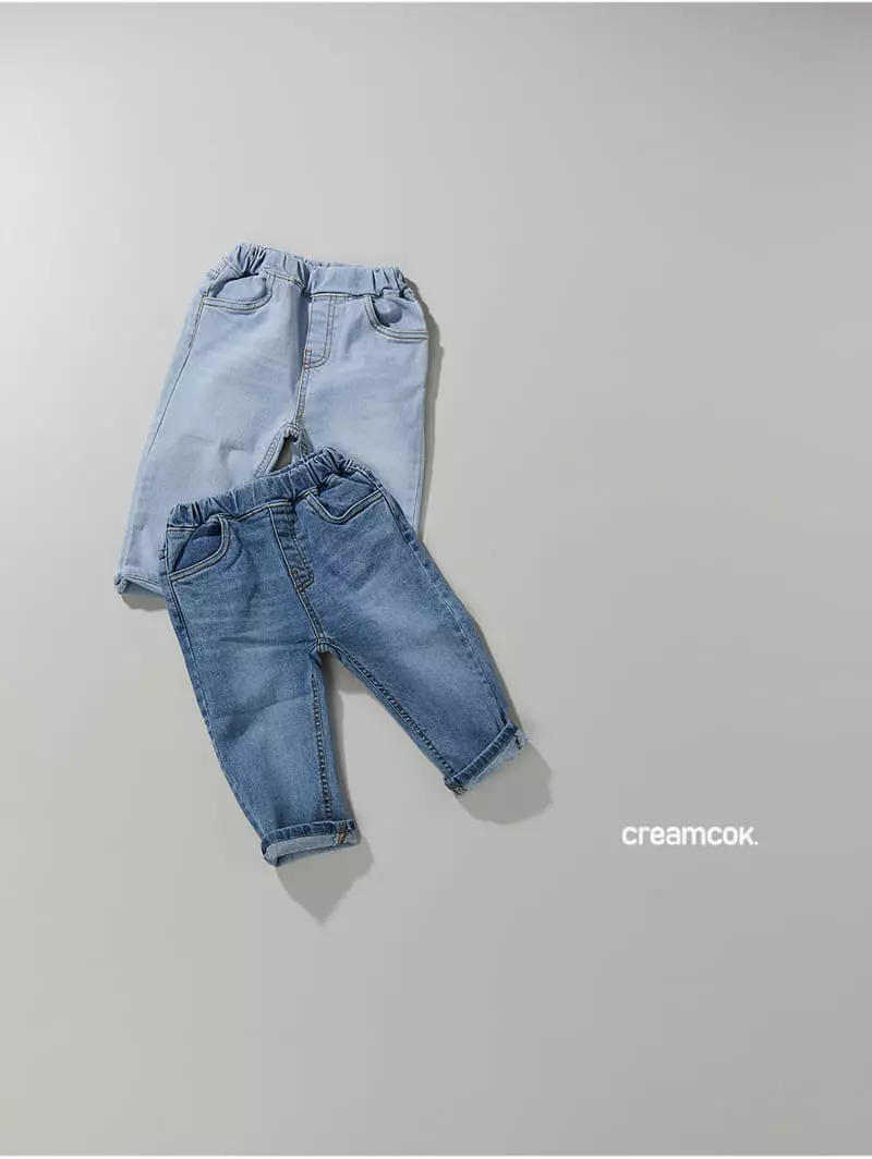 Creamcok - Korean Children Fashion - #fashionkids - Fit Jeans - 11