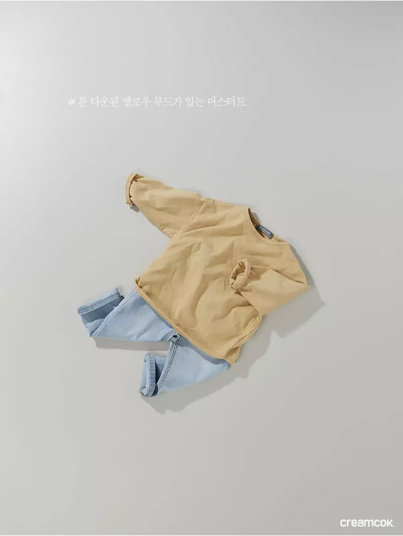 Creamcok - Korean Children Fashion - #fashionkids - Saily Simple Tee - 2