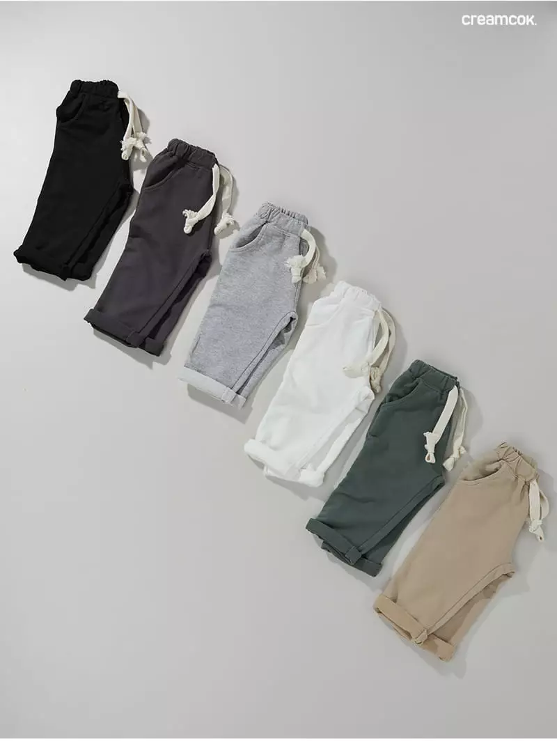 Creamcok - Korean Children Fashion - #kidsshorts - Terry Pants