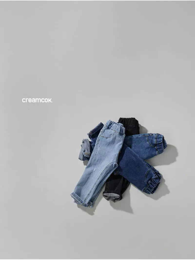 Creamcok - Korean Children Fashion - #kidsshorts - Style Denim Leggings - 11