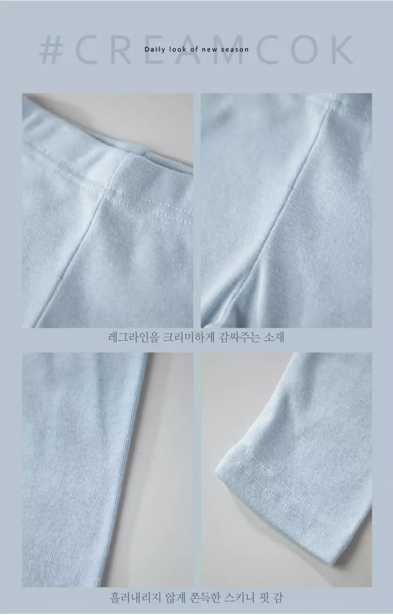 Creamcok - Korean Children Fashion - #fashionkids - Daily Single Leggings - 4