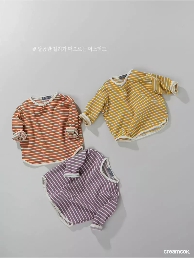 Creamcok - Korean Children Fashion - #kidsshorts - Colorful Boodle Tee - 2