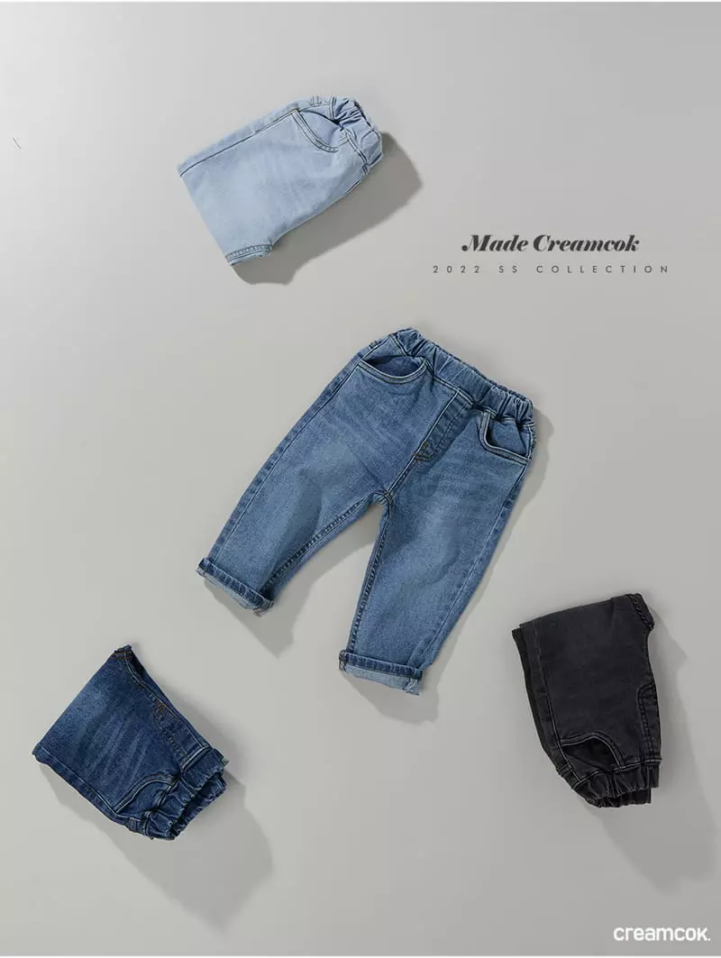 Creamcok - Korean Children Fashion - #magicofchildhood - Fit Jeans - 3