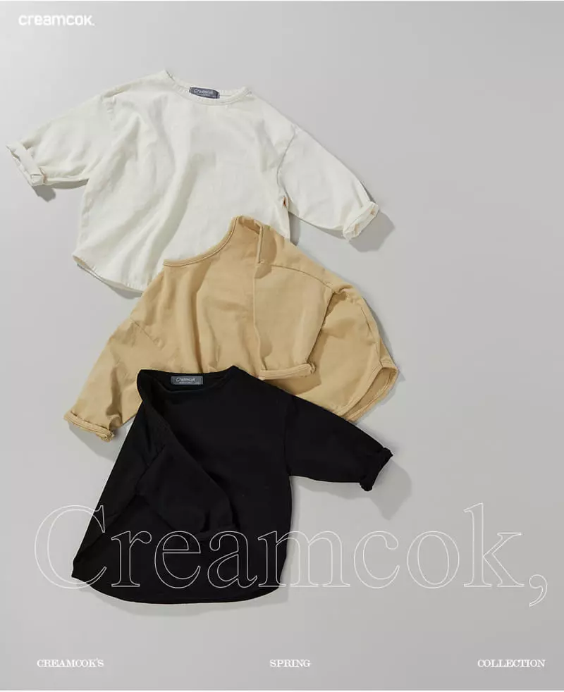 Creamcok - Korean Children Fashion - #magicofchildhood - Saily Simple Tee - 8