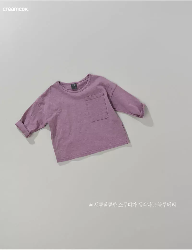 Creamcok - Korean Children Fashion - #minifashionista - Pocket Slav Tee - 6