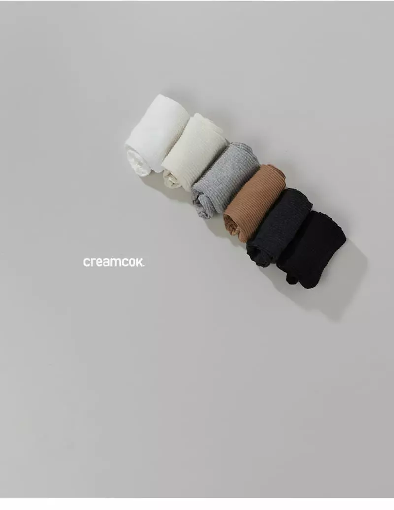 Creamcok - Korean Children Fashion - #prettylittlegirls - Sticky Rib Leggings - 12