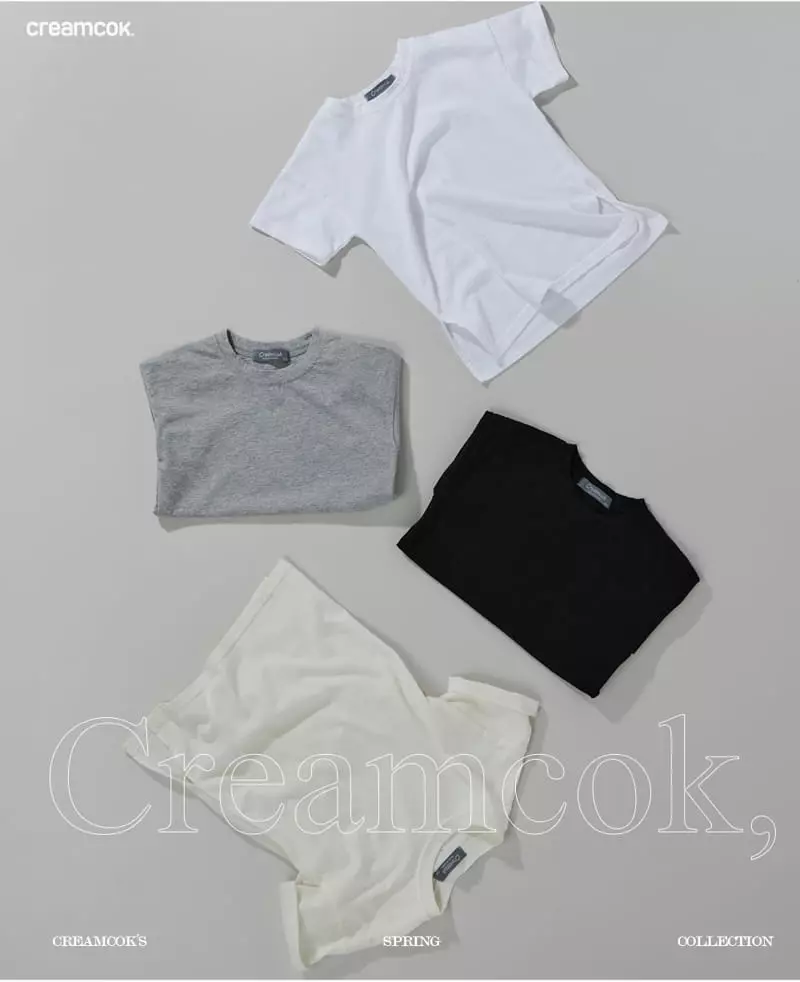 Creamcok - Korean Children Fashion - #stylishchildhood - Layered Slit Short Sleeves Tee - 8
