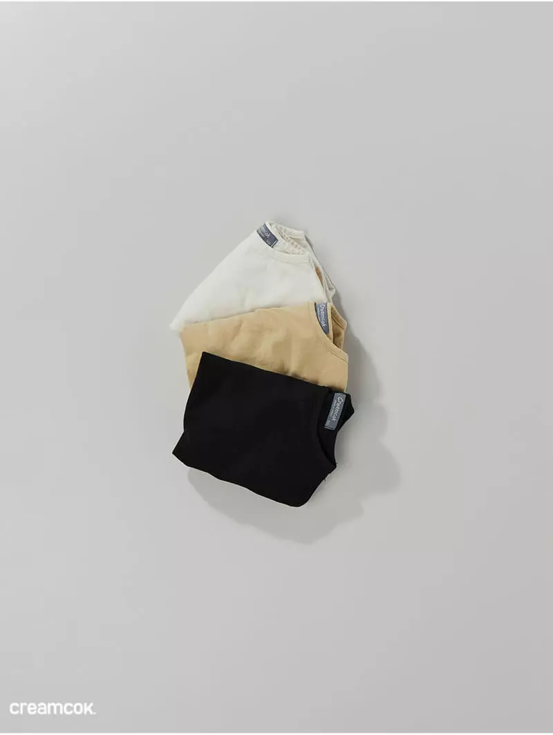 Creamcok - Korean Children Fashion - #todddlerfashion - Saily Simple Tee - 11