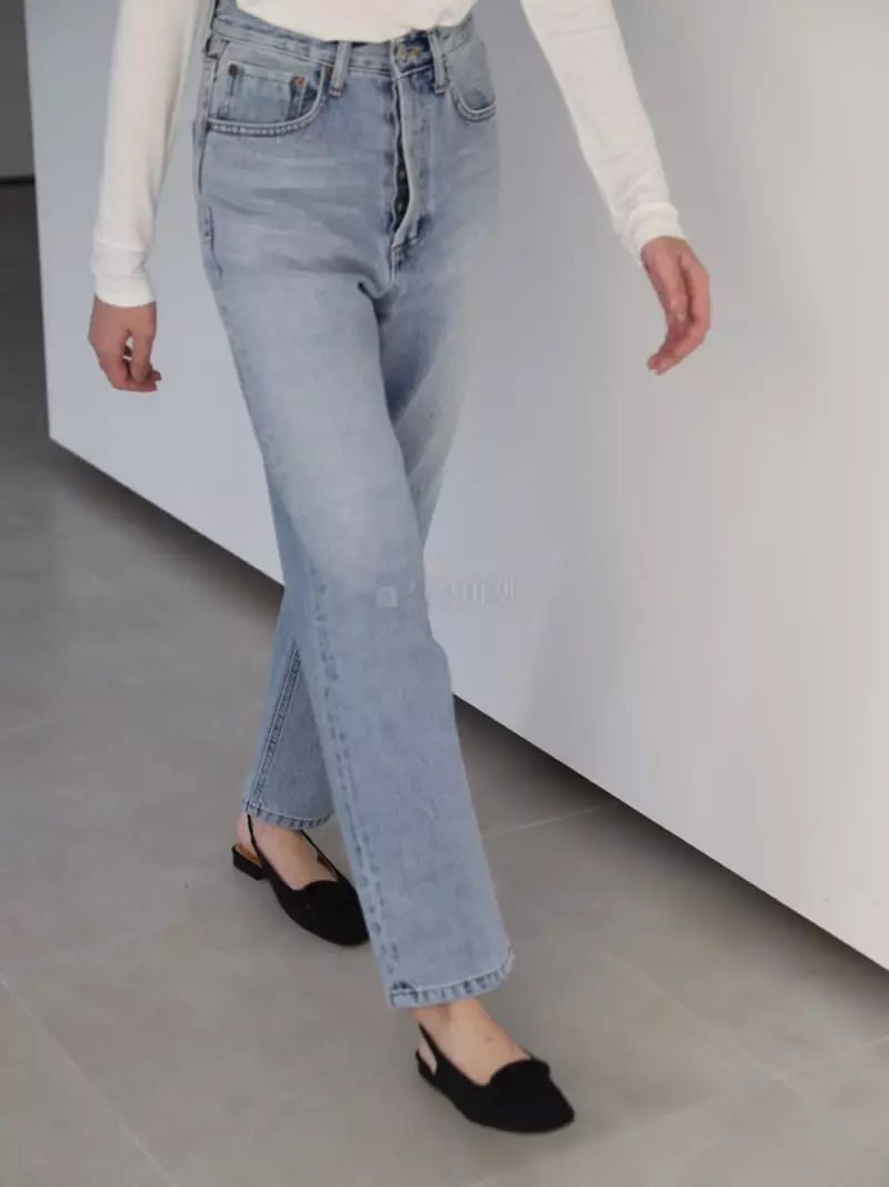 Cullum - Korean Women Fashion - #momslook - Fran Jeans - 2