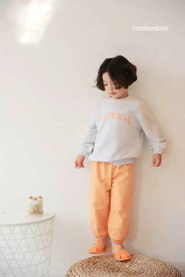 Cutebonbon - Korean Children Fashion - #childrensboutique - Guy Lupa Color Top Bottom Set - 9