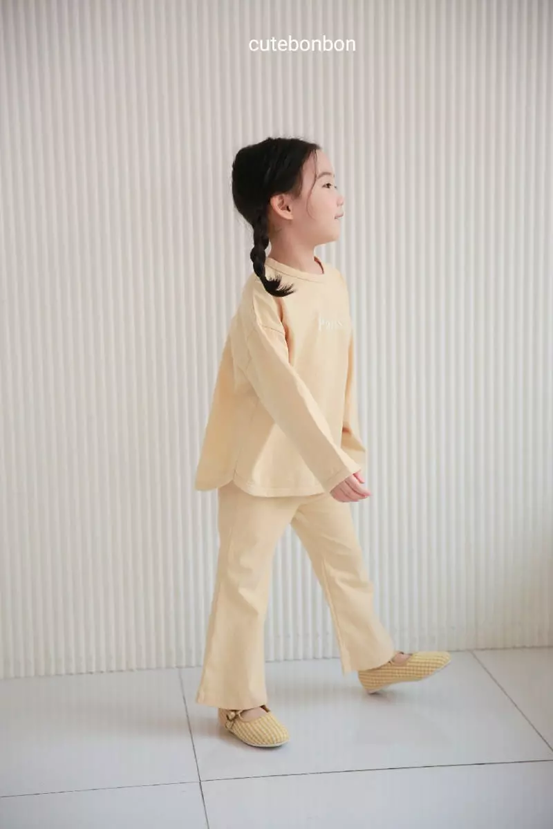 Cutebonbon - Korean Children Fashion - #designkidswear - Paris Top Bottom Set - 11