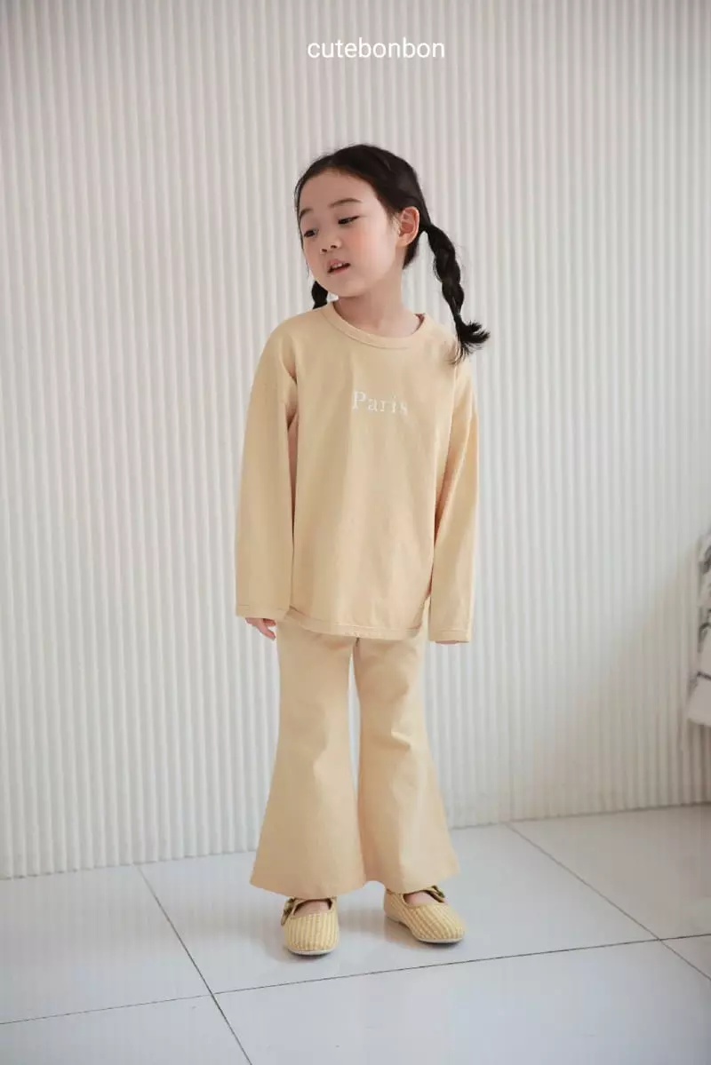 Cutebonbon - Korean Children Fashion - #discoveringself - Paris Top Bottom Set - 12