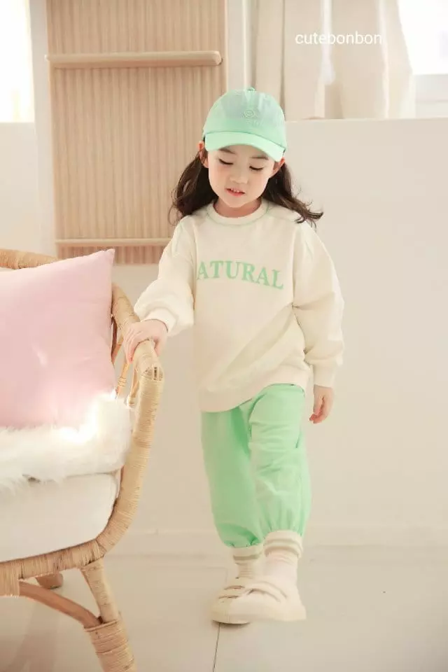 Cutebonbon - Korean Children Fashion - #fashionkids - Guy Lupa Color Top Bottom Set - 12