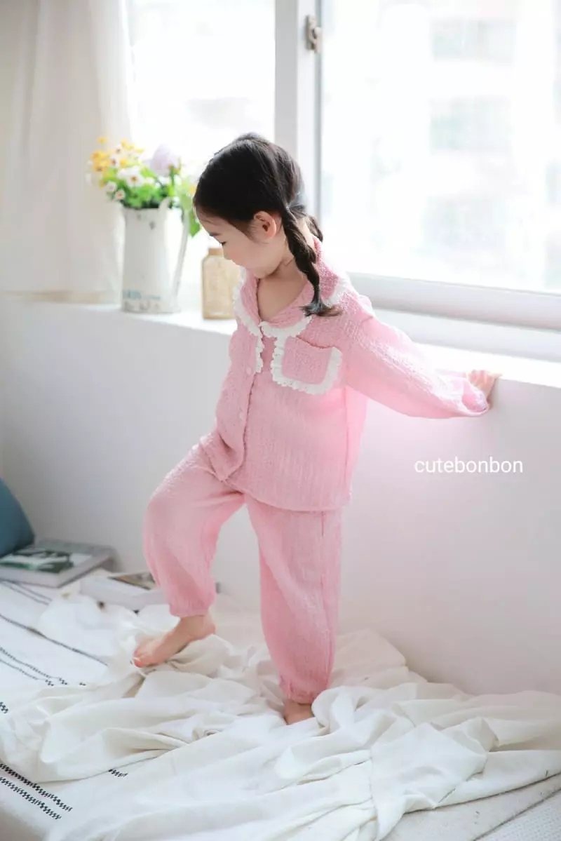 Cutebonbon - Korean Children Fashion - #kidsstore - Jijimi Frill Pajamas - 12