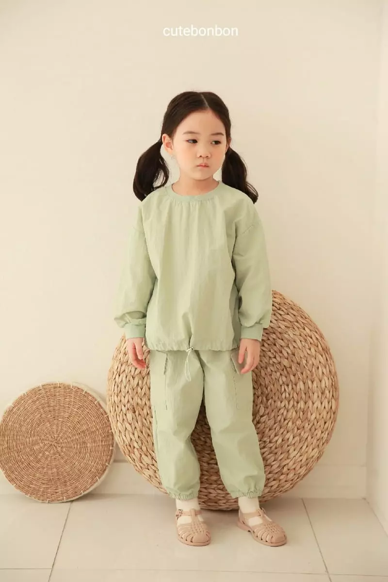 Cutebonbon - Korean Children Fashion - #magicofchildhood - String Anorak Top Bottom Set - 6