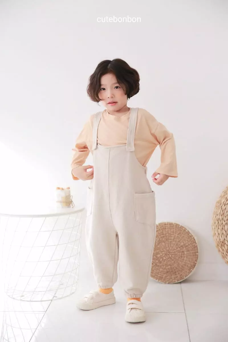 Cutebonbon - Korean Children Fashion - #minifashionista - Abang Dungarees Jumpsuit - 2